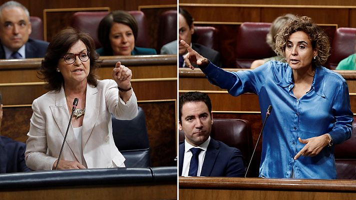 Especiales informativos - Calvo pide al PP que "se ponga detrás del Gobierno" en el tema de Cataluña como hizo el PSOE cuando estaba en la oposición