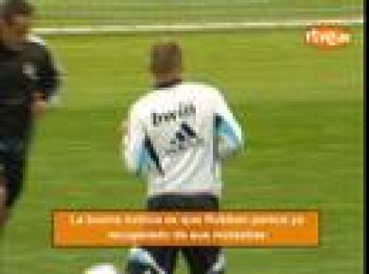  - Robben se pone a punto