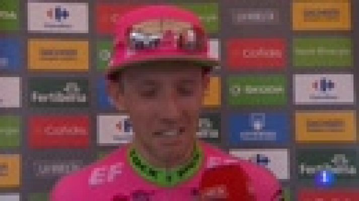 Telediario 1 - Vuelta 2018 | Emotiva victoria de Michael Woods con dedicatoria