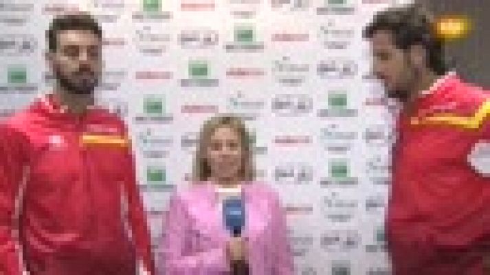  - Copa Davis: Los jugadores españoles, optimistas ante Francia