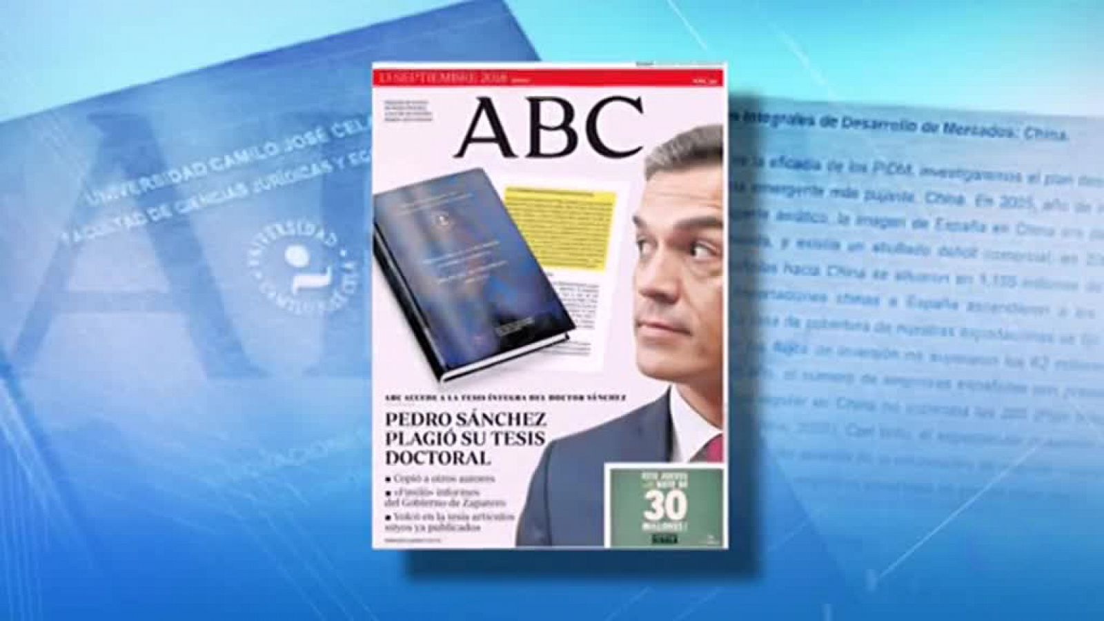 Varios medios apuntan a que Pedro Sánchez cometió plagio en su tesis