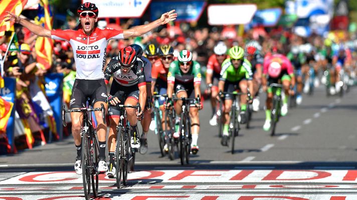 Vuelta 2018 | El belga Wallays sorprende a los 'sprinters' en Lleida