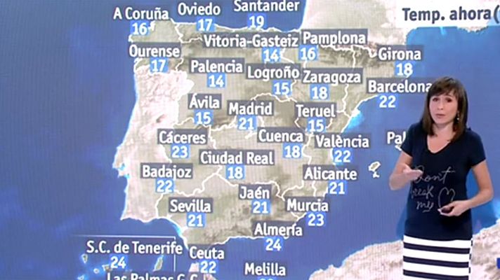 El tiempo - Tormentas fuertes en el sur peninsular
