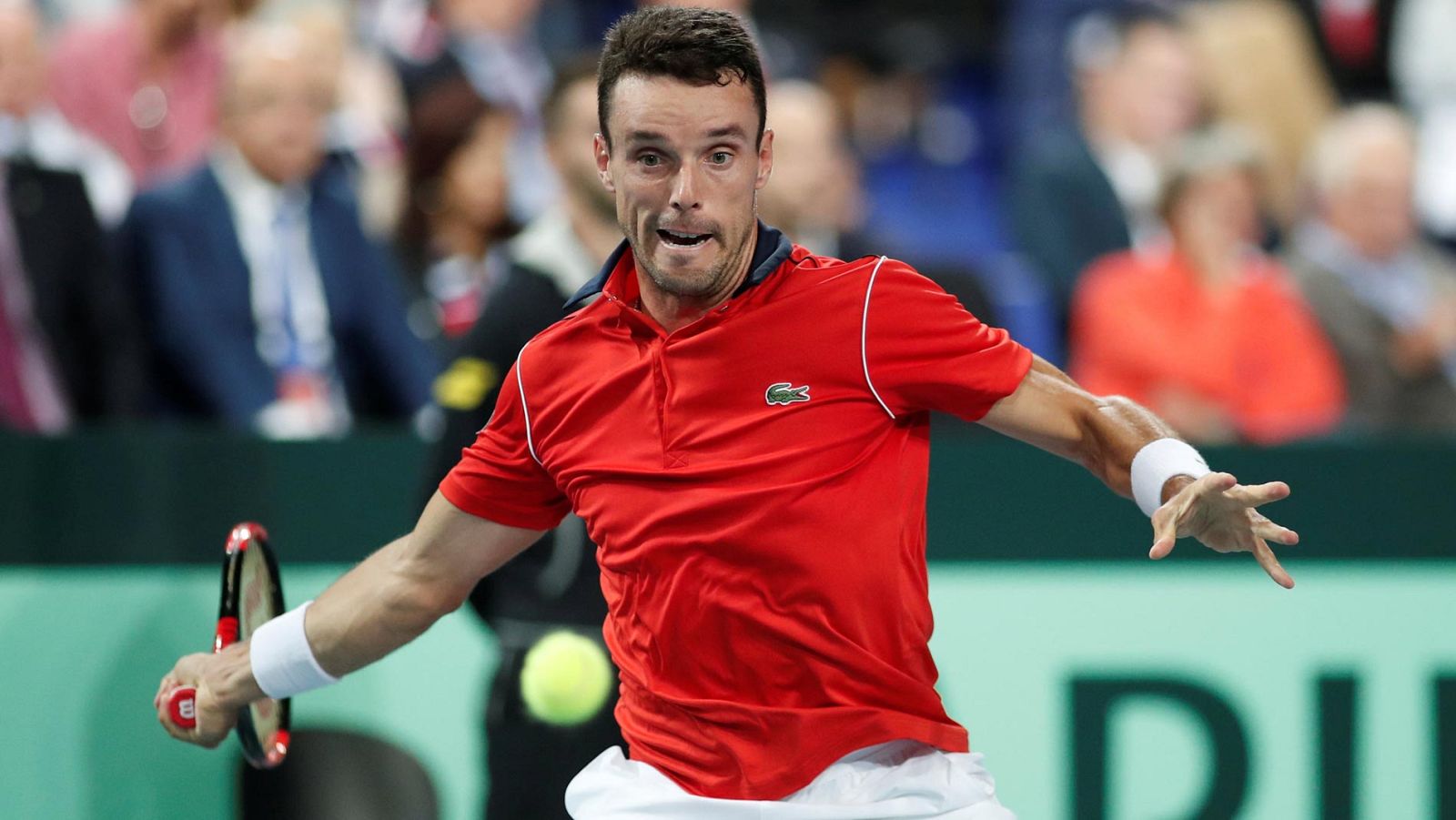 Copa Davis: Bautista se luce en la red ante Pouille | Ver