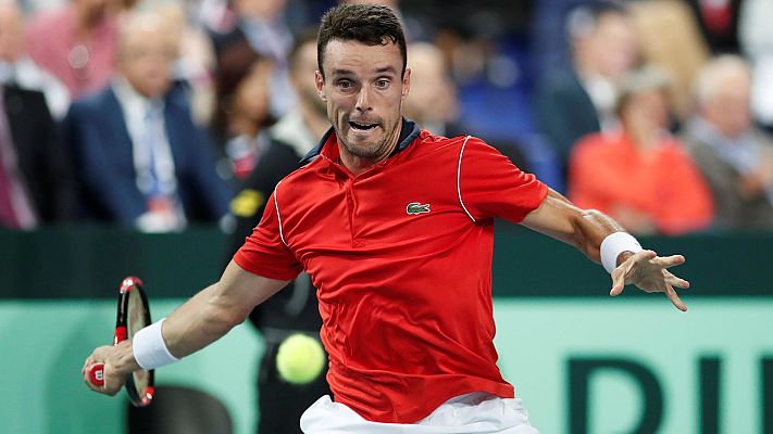  - Copa Davis: Bautista se luce en la red ante Pouille