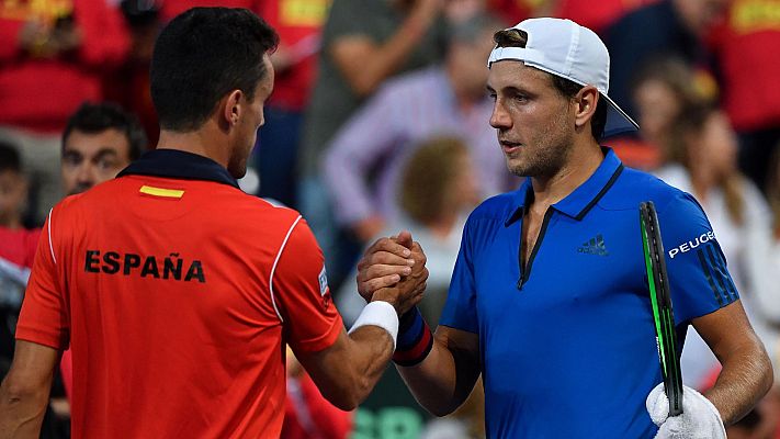 Telediario 1 - Copa Davis: Francia, a un paso de la final