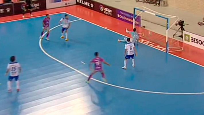  - LNFS 2018-2019. Gol de Eloy para Palma Futsal ante el Zaragoza (0-1)