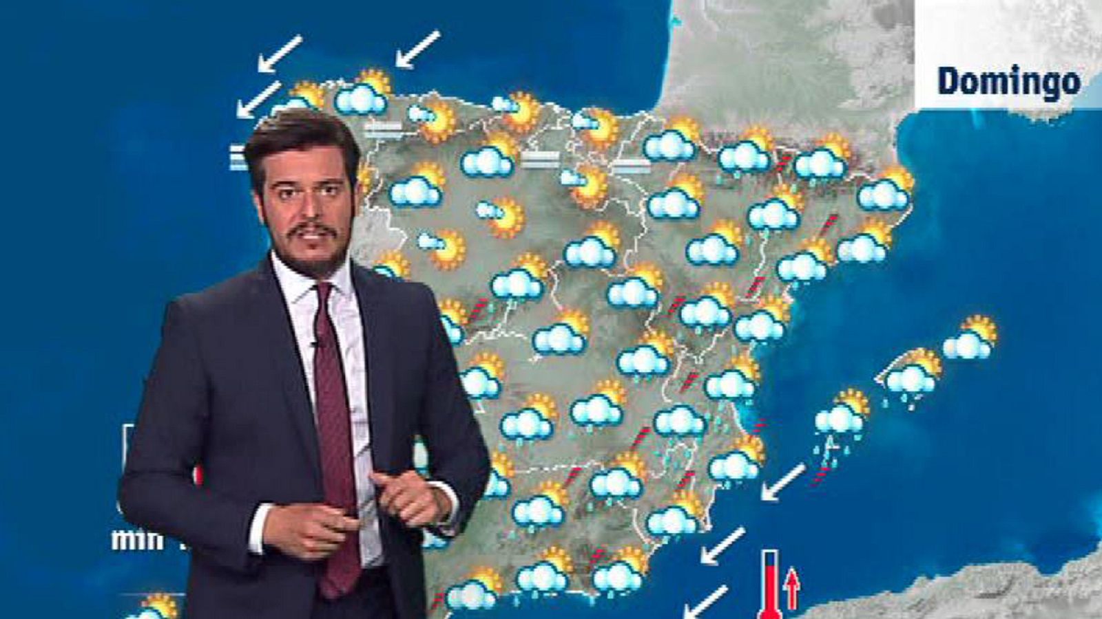 El Tiempo - Continúan las lluvias fuertes y los vientos en el este peninsular y Baleares