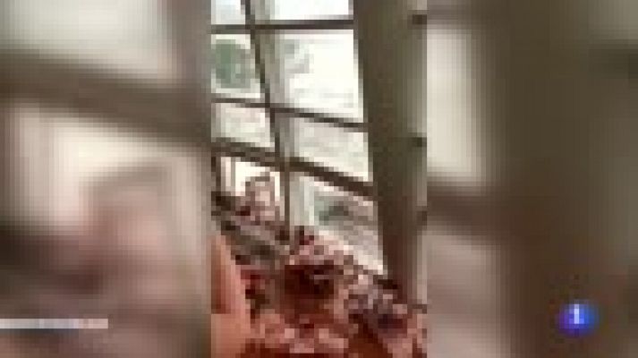 Telediario 1 - El tifón Mangkhut llega a Hong Kong