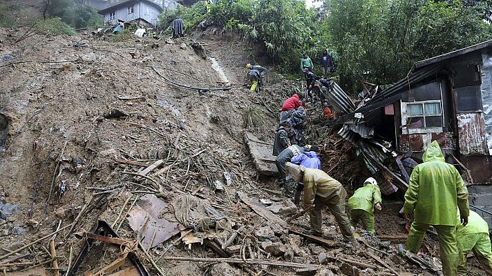 Telediario 1 - Filipinas busca a los supervivientes del tifón Mangkhut
