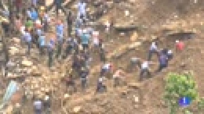 Telediario 1 - Filipinas busca a los supervivientes del tifón Mangkhut