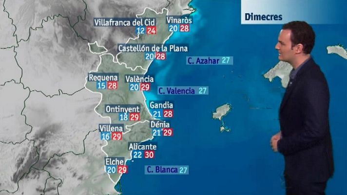 L'informatiu - Comunitat Valenciana - El tiempo en la Comunidad Valenciana - 18/09/18