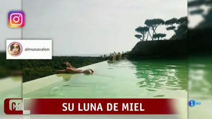 D Corazón - Manuel Carrasco muestra las  imágenes de su luna de miel