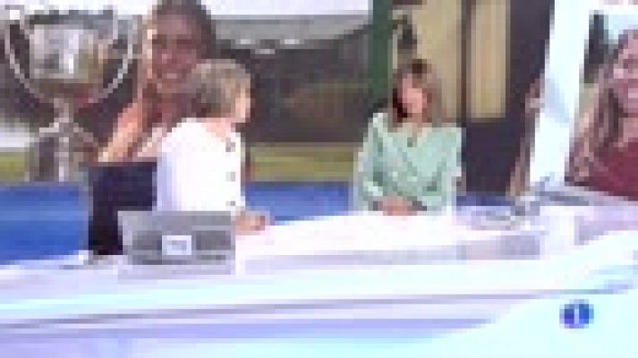 Telediario 1 - Celia Barquín, adiós a una promesa del golf español