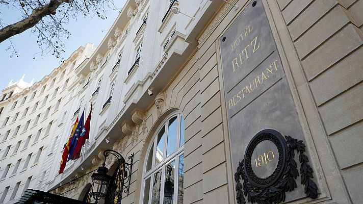 Telediario 1 - El emblemático hotel Ritz, inaugurado en 1910, cerró a finales de febrero de 2018 para una remodelación