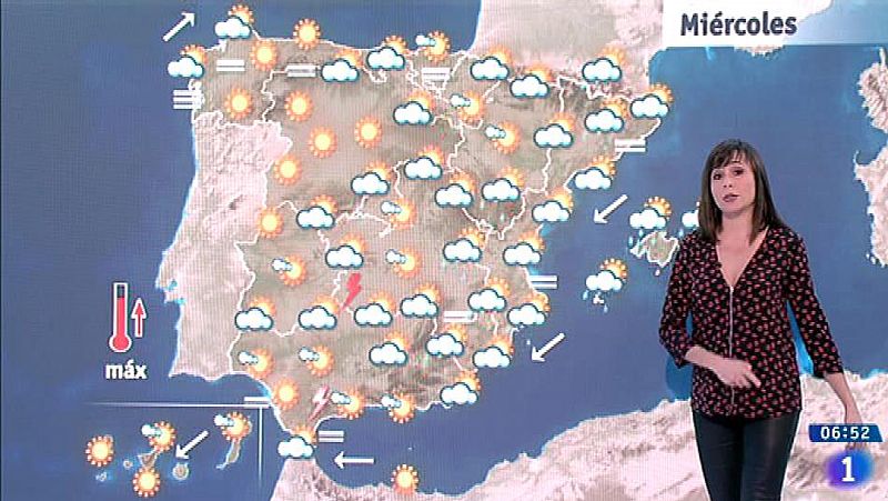 Suben las temperaturas en la Península y Canarias