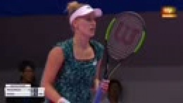  - Alison Riske frena a Garbiñe Muguruza en Tokio