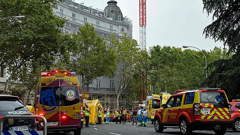 Investigan las causas del derrumbe en el hotel Ritz de Madrid que mató a un trabajador