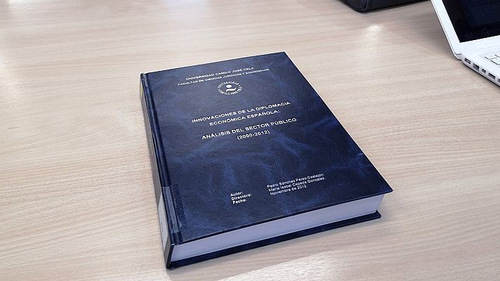 Telediario 1 - El PP registra una petición en el Senado para que Sánchez dé explicaciones sobre su tesis