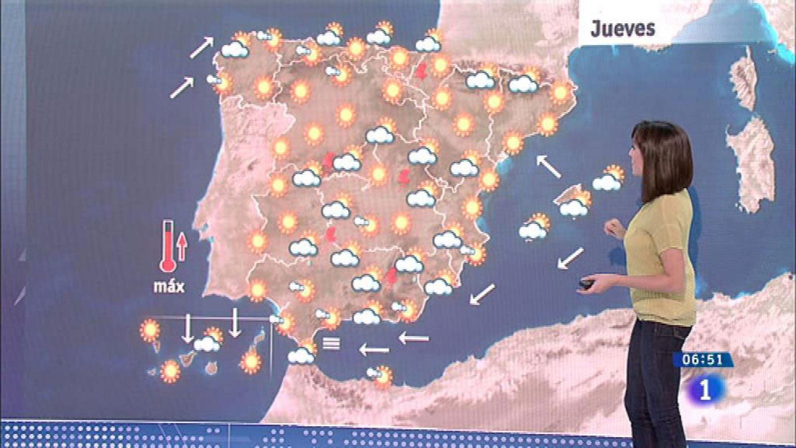 El Tiempo | La Aemet prevé para hoy tiempo estable en todo el país