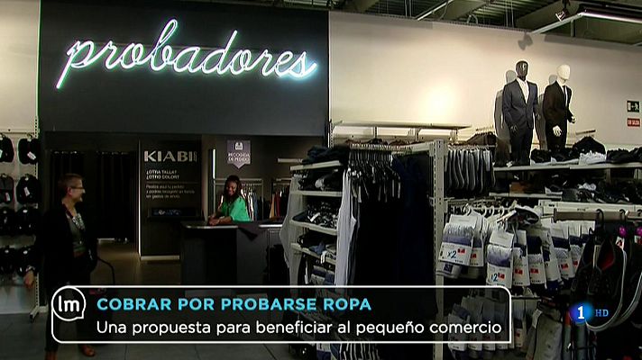 Una iniciativa fomenta el cobro por probarse la ropa