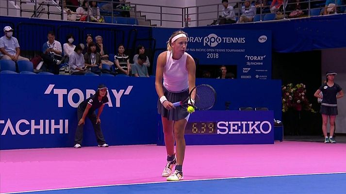 Tenis - WTA Torneo Tokio. 1/4 Final: C. Giorgi - V. Azarenka