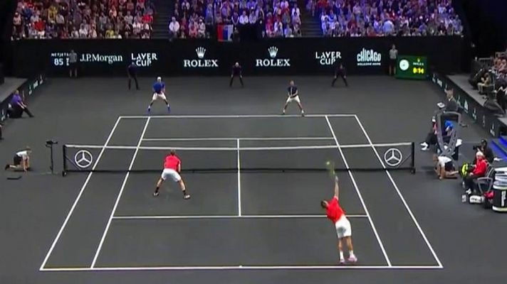 Laver Cup 2018: dobles: Djokovic/Federer - Anderson/Sock
