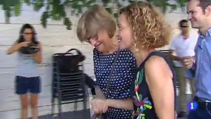 Telediario 1 - La delegada del Gobierno en Cataluña se muestra partidaria de que se indulte a los líderes independentistas