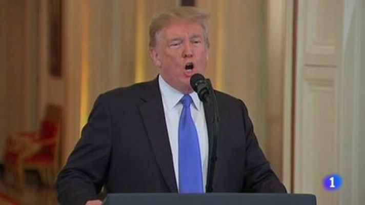 Telediario 1 - Una acusación de acoso sexual mantiene en suspenso la elección del candidato de Trump al Tribunal Supremo