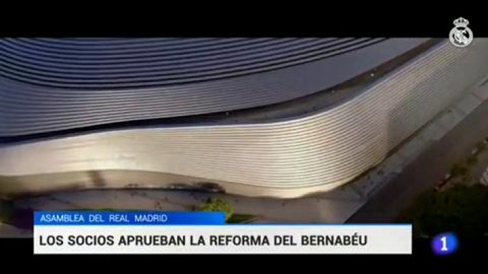 Telediario 1 - Vía libre al nuevo estadio Santiago Bernabéu