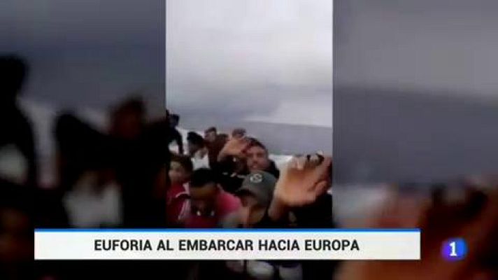 Telediario 1 - Historias de inmigrantes irregulares  que en Marruecos se están haciendo virales