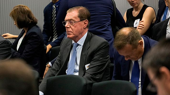 Telediario 1 - El ex consejero delegado de Banco de Valencia niega haber propuesto las operaciones que causaron un agujero de 160 millones