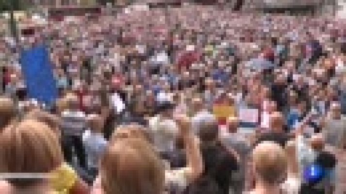 Telediario 1 - El aumento del gasto en pensiones y el descenso de la población ponen el foco en el futuro de las pensiones