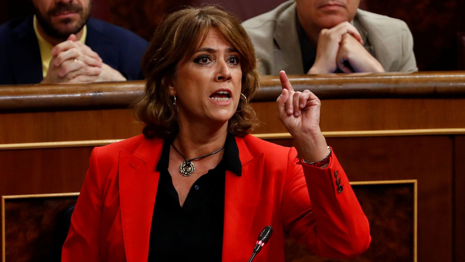 Informativo 24h: Dolores Delgado, sobre los audios de Villarejo: "No voy a dimitir ni aceptar el chantaje de nadie" | RTVE Play