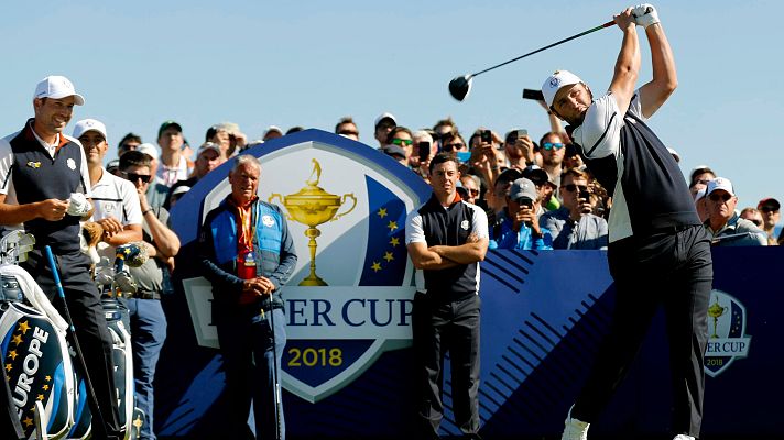 Telediario 1 - La Ryder Cup calienta motores