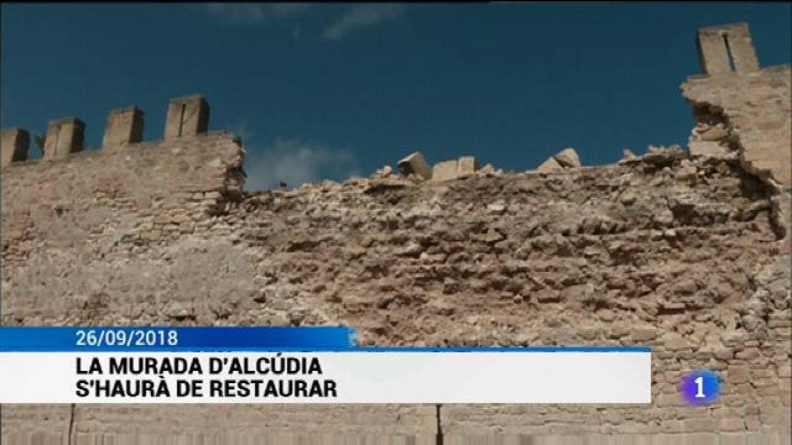 La reparació de la murada d'Alcúdia