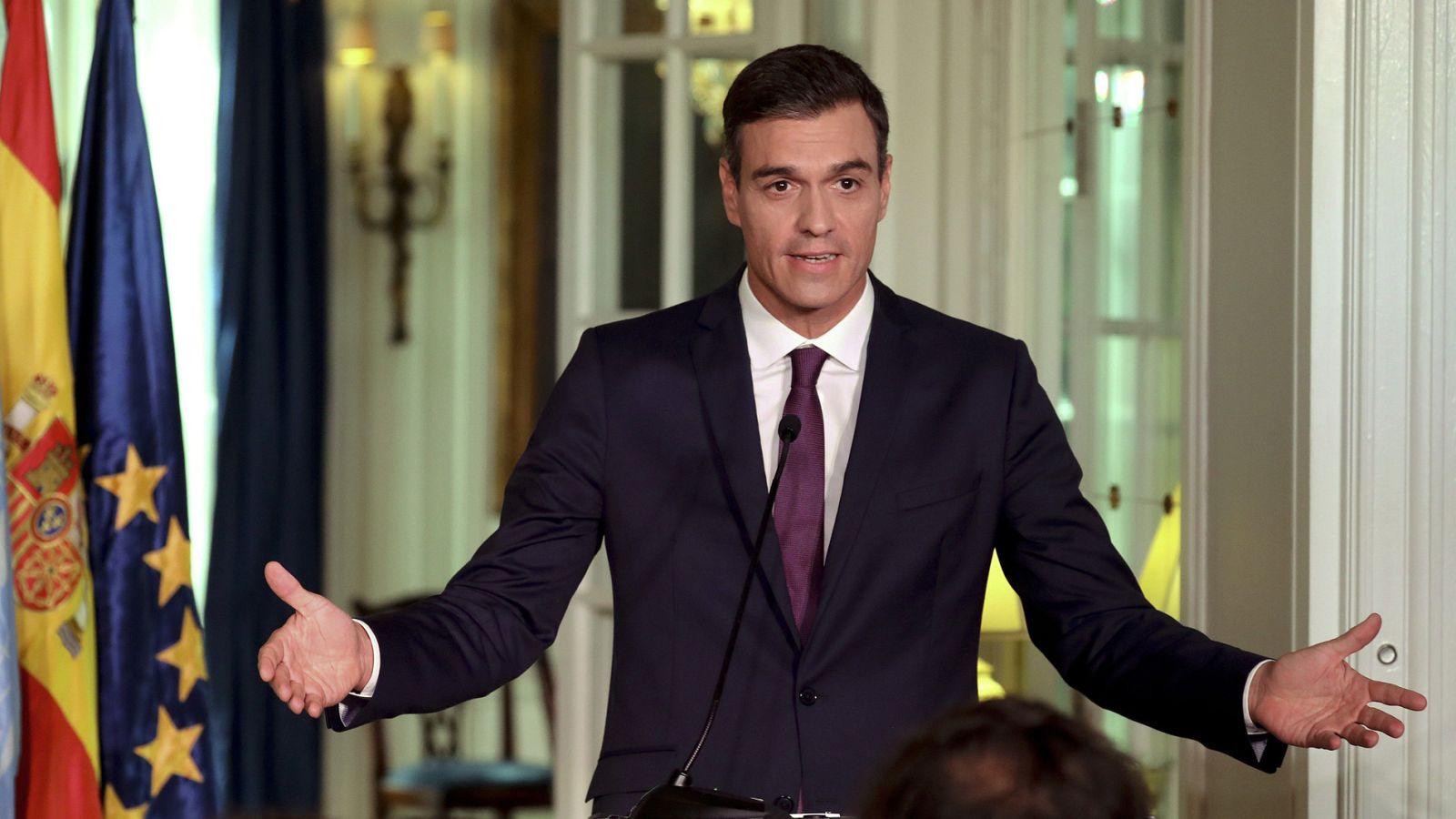 Sánchez descarta la dimisión de Delgado: "No nos va a marcar la agenda un corrupto"