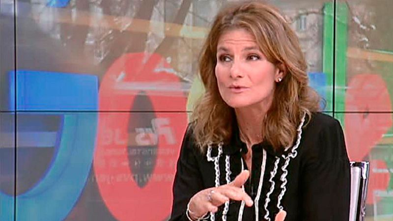 La directora general de Google España y Portugal, Fuencisla Clemares, admite que Google recopila datos de sus usuarios en sus múltiples aplicaciones, "pero no comparte esos datos con nadie". Clenares, entrevistada en el Canal 24 Horas, ha insistido e