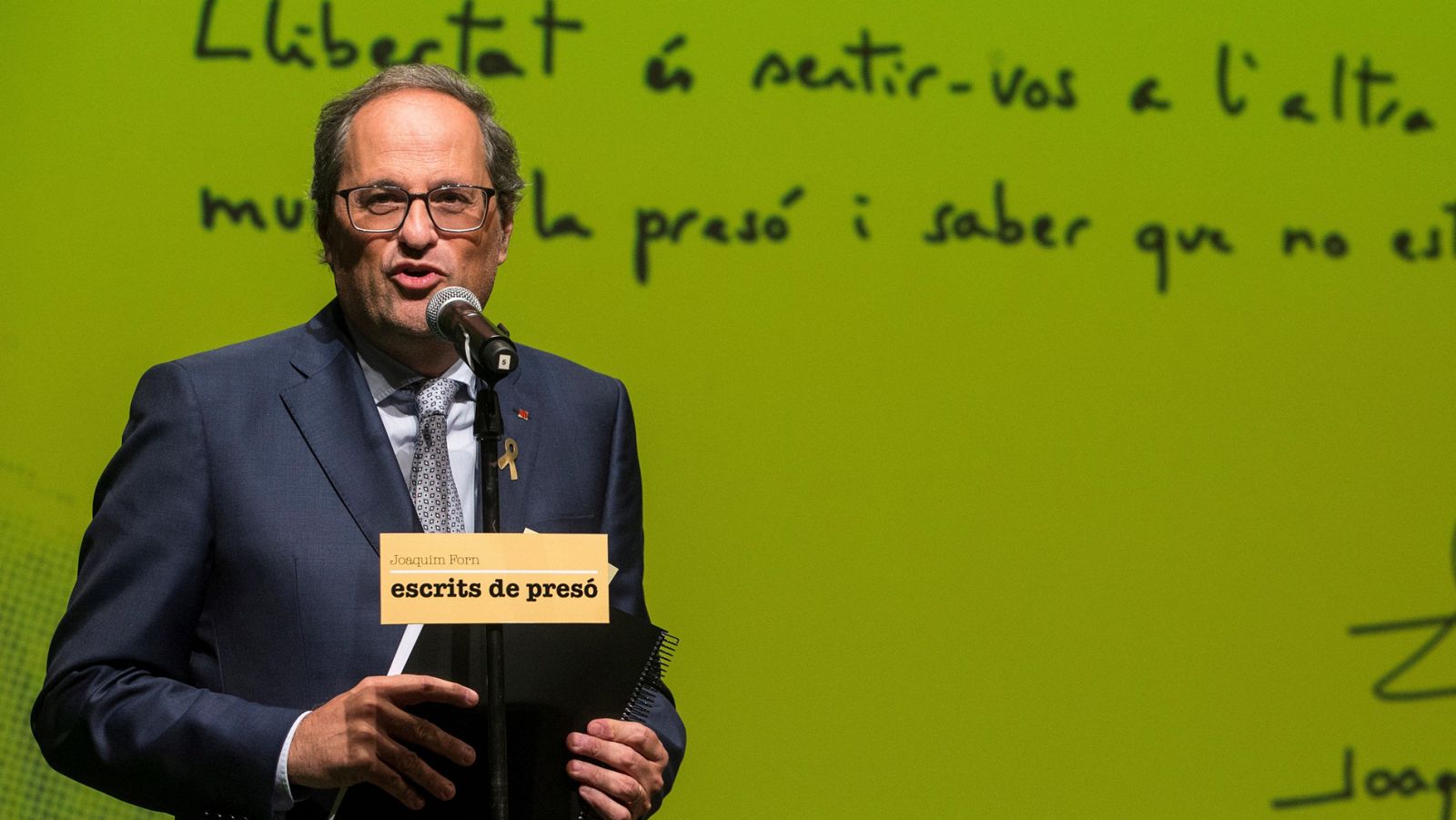 Torra, abucheado en su visita a instituto El Palau de Sant Andreu de la Barca