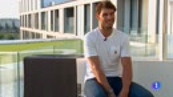 Telediario 1 - Nadal y Moyá no ponen plazos a la recuperación de Rafa
