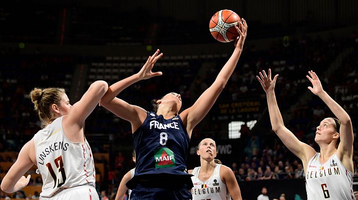 Baloncesto en RTVE - Cto. del Mundo Femenino 2018. 1/4 Final: Bélgica - Francia