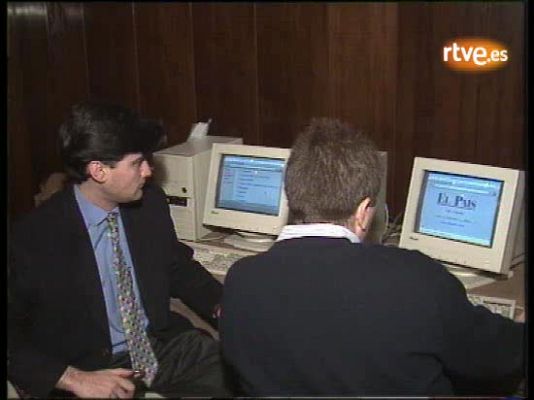 Fue noticia en el Archivo de RTVE - Presentación del programa Olé para acceder a Internet (1996)