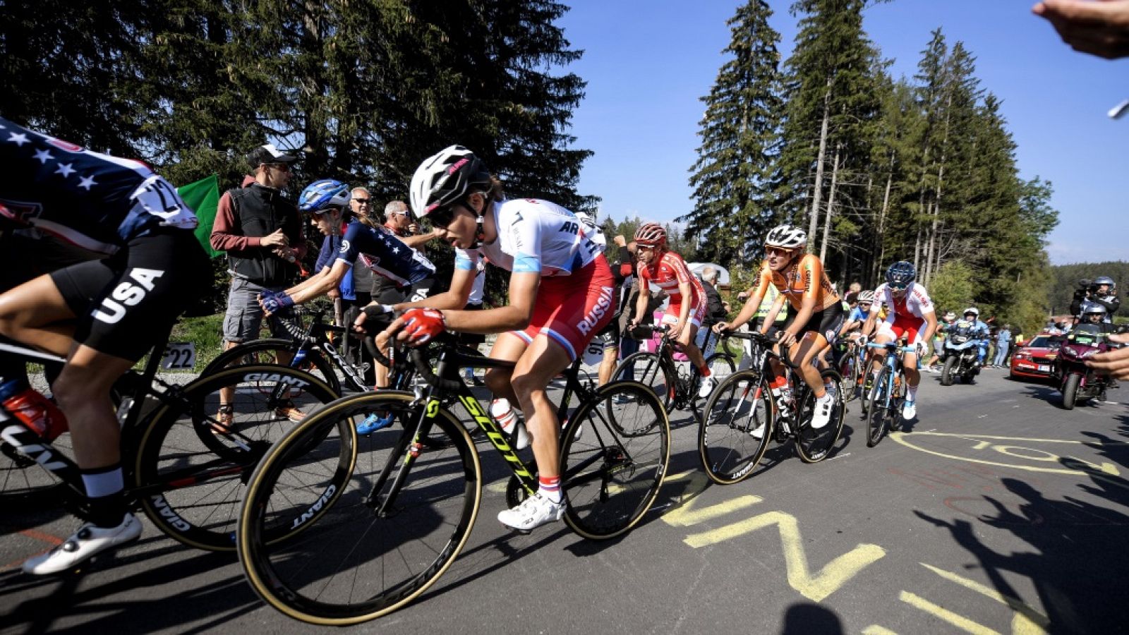 Ciclismo - Campeonato del Mundo en Ruta. Prueba Ruta Élite Femenina, desde Innsbruck (Austria)