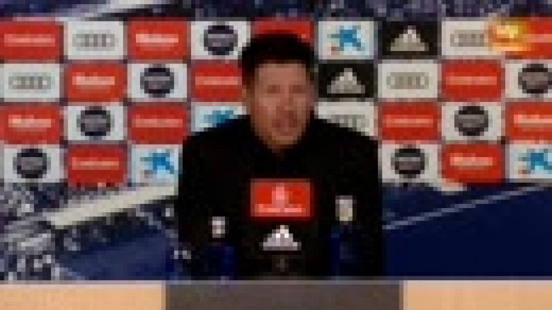 Simeone: "Una pena, queríamos ganar"