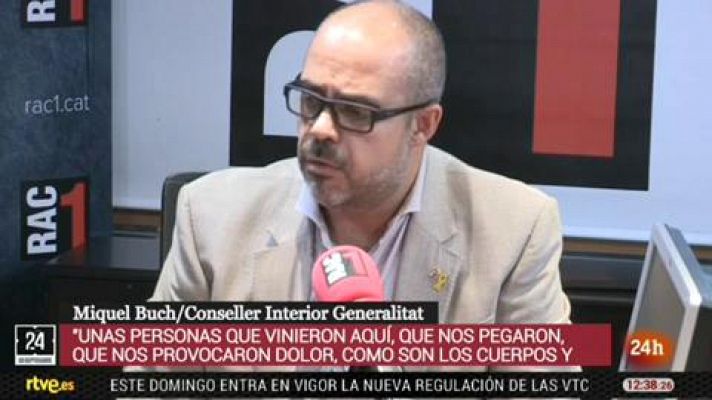 Informativo 24h - Buch, sobre la manifestación policial: "Hoy por hoy la ley, que desgraciadamente no es catalana, les permitía manifestarse"