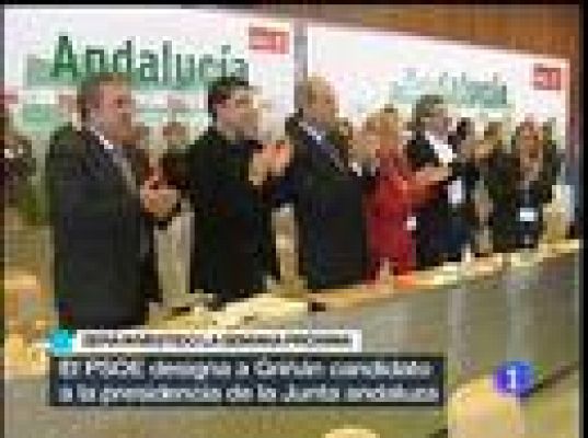  - El PSOE-A designa a Griñán