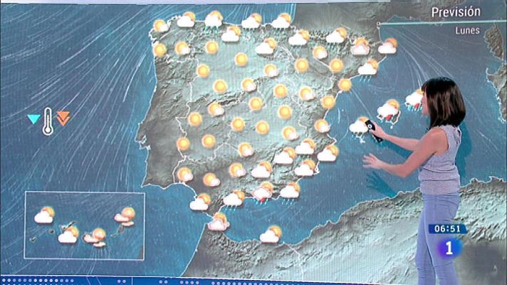 El tiempo - Este lunes habrá vientos fuertes en la mitad norte peninsular