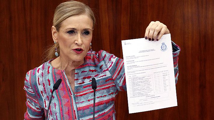 La jueza archiva gran parte del caso máster pero mantiene imputada a Cifuentes