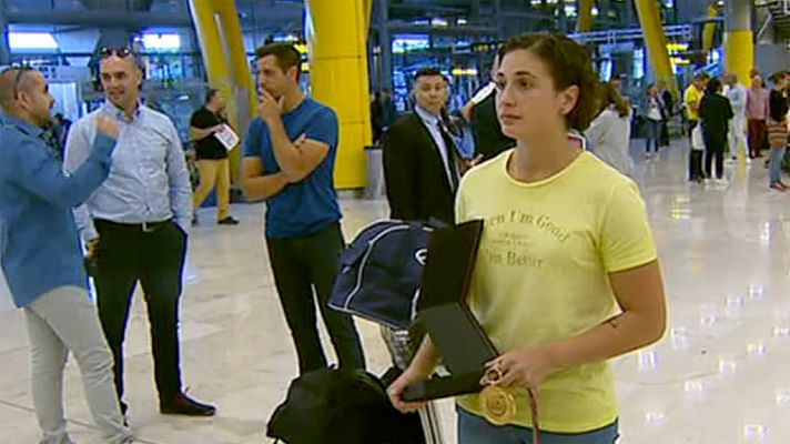 Telediario 1 - Ana Carrasco: "Este título ayudará a las mujeres en el mundial de motociclismo"