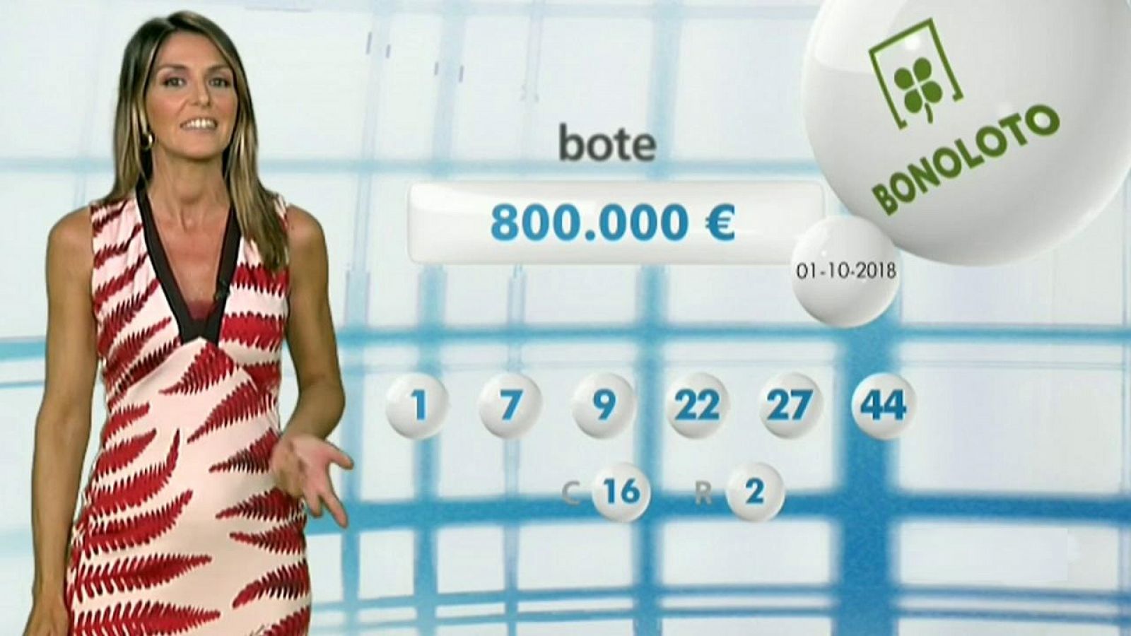 Bonoloto - 01/10/18 - ver ahora